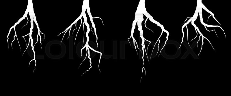 White Lightning Bolt Zig Zag On Black Stock Vector Colourbox 800x334 White Lightning Bolt Zig Zag On Black Stock Vector Colourbox