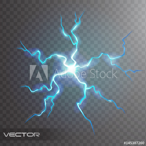 Isolated Realistic Lightning Bolt With Transparency For Design 500x499 Isolated Realistic Lightning Bolt With Transparency For Design
