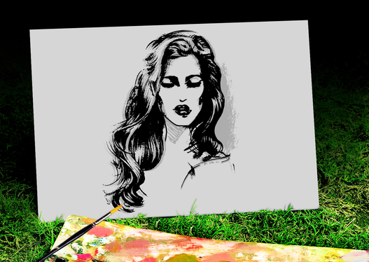 527x374 Draw Realistic Pencil Sketch, Vector Art, Line Art