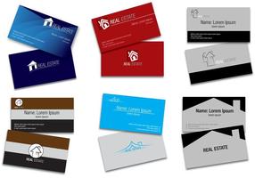 286x200 Real Estate Visiting Card Design Free Vector Art