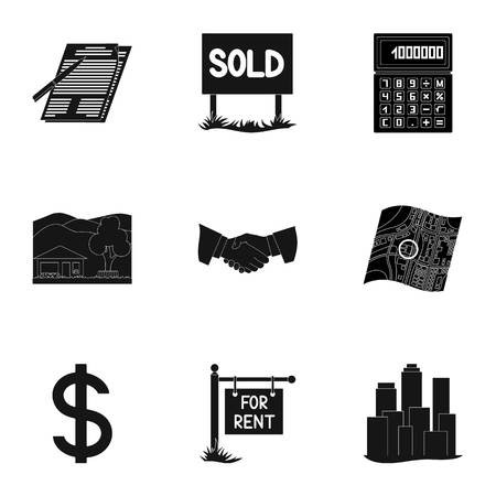 450x450 Real Estate Agency And Other Attributes Realtor Set Collection