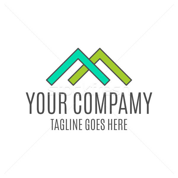 600x600 Vector Real Estate Logo Design, Realtor Icon Suitable For Info