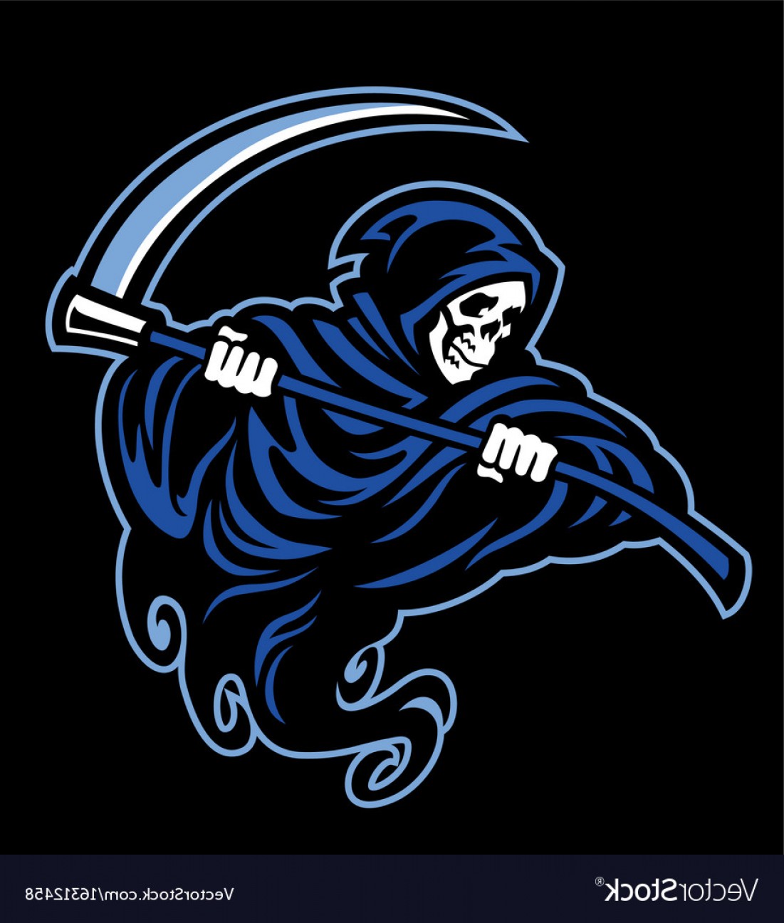 1101x1296 Grim Reaper Vector Logo Cqrecords