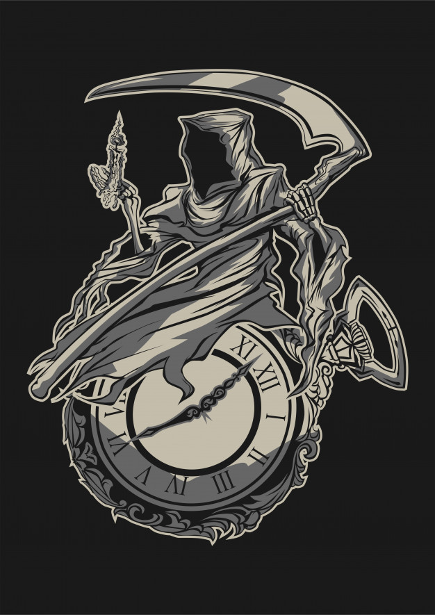 626x885 Grim Reaper Vector Premium Download