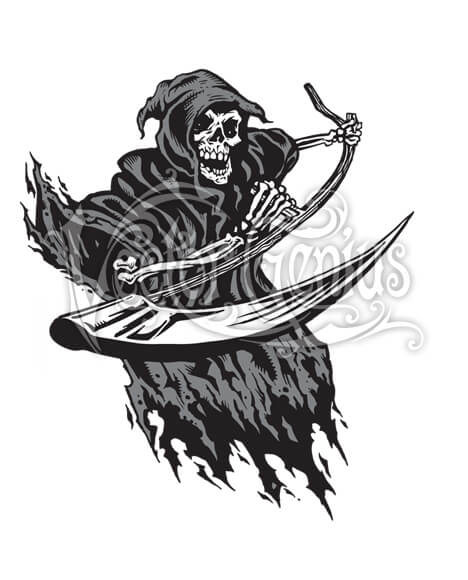 468x580 Skeleton Grim Reaper Clip Art