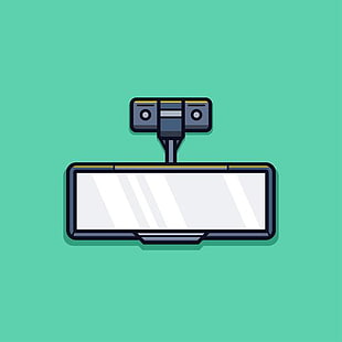 Flat Rear View Mirror Of Car With Landscape Background Vector 310x310 Flat Rear View Mirror Of Car With Landscape Background Vector