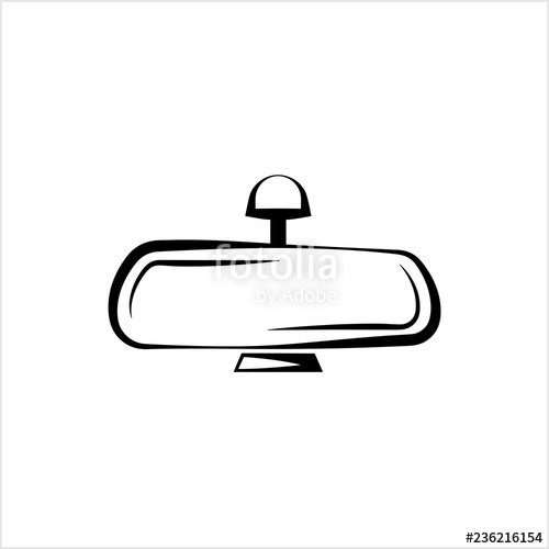 Car Rear View Mirror Icon Stock Image And Royalty Free Vector 500x500 Car Rear View Mirror Icon Stock Image And Royalty Free Vector