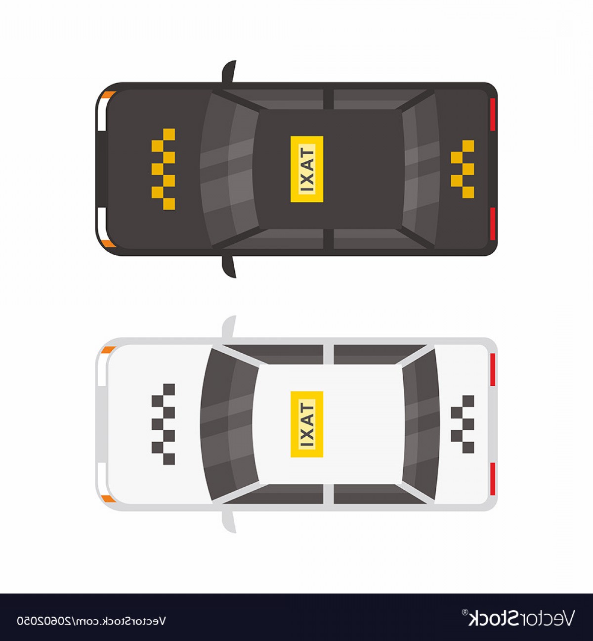Vector Taxi Rear View Cqrecords 1200x1296 Vector Taxi Rear View Cqrecords