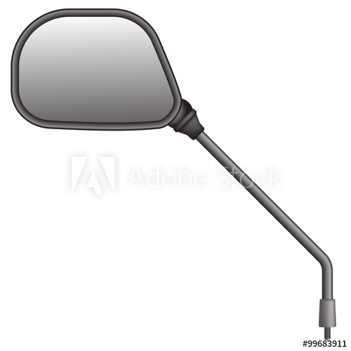 Vector Illustration Of Bike Or Scooter Side Rear View Mirror Is 500x500 Vector Illustration Of Bike Or Scooter Side Rear View Mirror Is