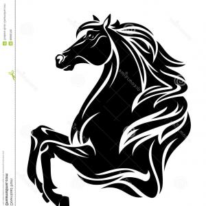 Rearing Horse Black White Vector Catchsplace 300x300 Rearing Horse Black White Vector Catchsplace