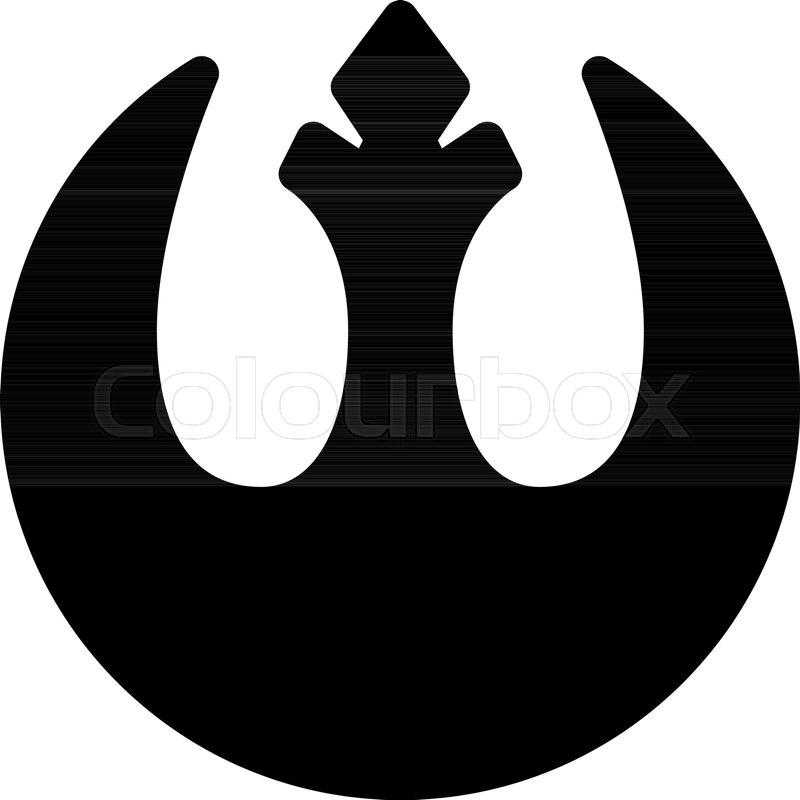 800x800 Rebel Alliance Symbol Stock Vector Colourbox