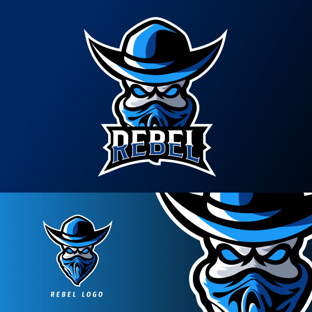 626x626 Rebel Bandit Sport Or Esport Gaming Mascot Logo Template Vector
