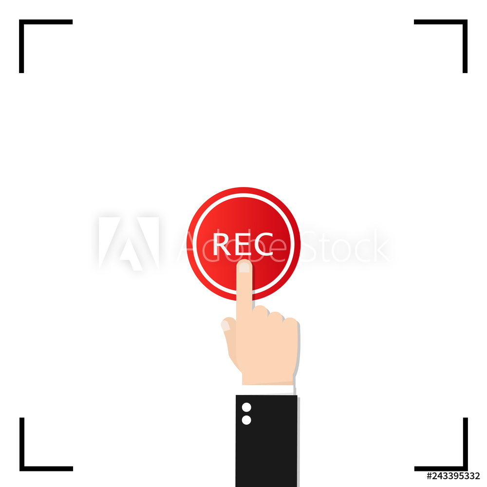 Photo Art Print Framed Recording Sign, Currently Recording, Rec 1000x1000 Photo Art Print Framed Recording Sign, Currently Recording, Rec