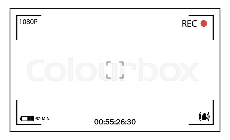 White User Interface Of Camera Stock Vector Colourbox 800x488 White User Interface Of Camera Stock Vector Colourbox