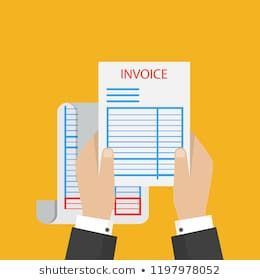 260x280 Hand Holding Blank Of Receipt Vector Illustration Isolated