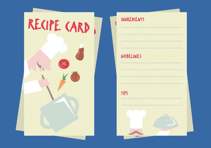 Recipe Card Illustration Vector 700x490 Recipe Card Illustration Vector