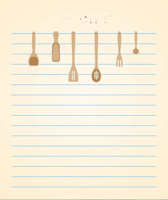 Vintage Recipe Card Vector Vector Art Graphics 646x766 Vintage Recipe Card Vector Vector Art Graphics