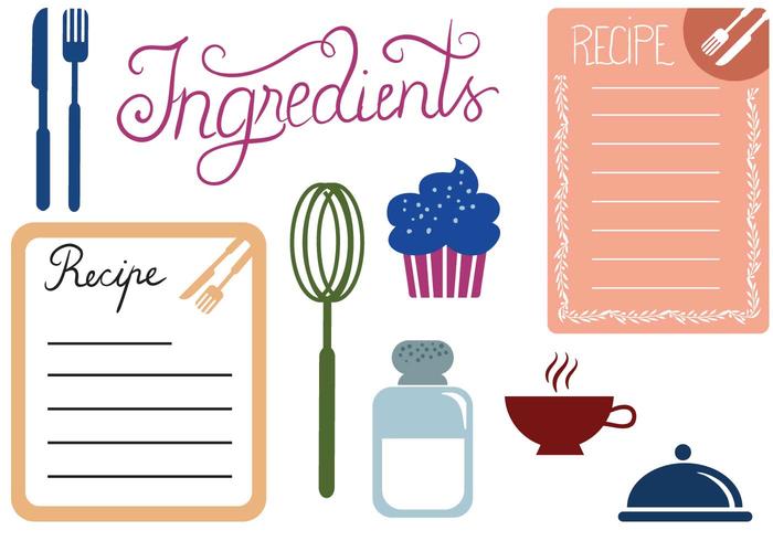 Free Recipe Vectors 700x490 Free Recipe Vectors