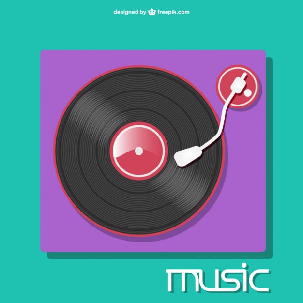 626x626 Colorful Record Player Vector Vector Free Download