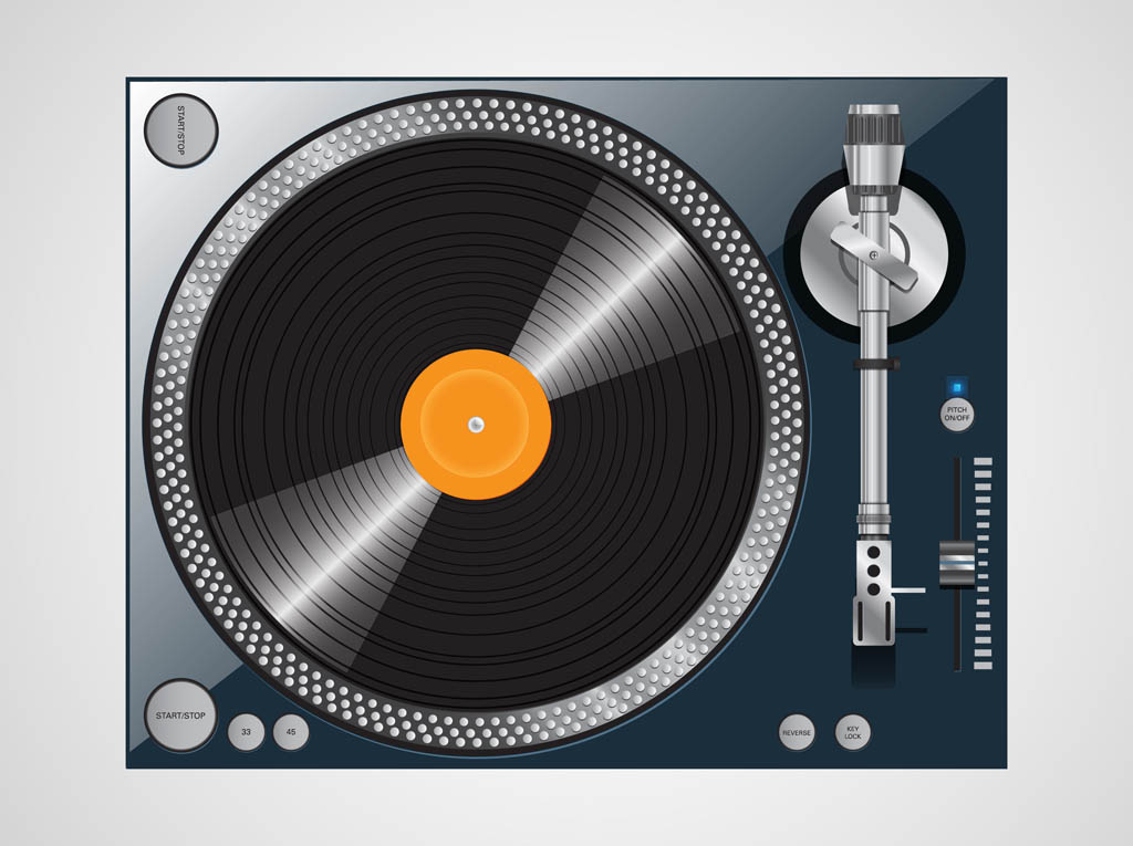 1024x765 Vector Turntable Design Free Vectors Ui Download