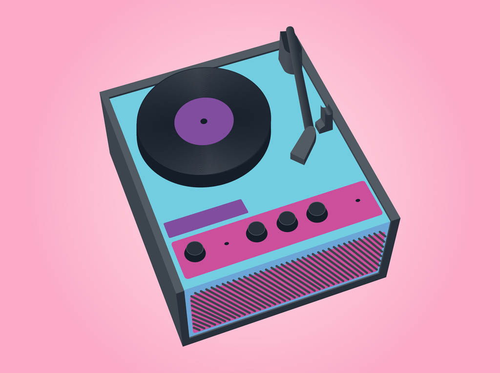 1024x765 Vinyl Record Player Free Vectors Ui Download