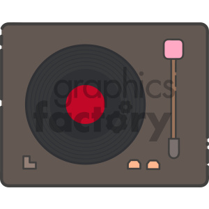 300x300 Record Player Vector Art Clipart Royalty Free Gif, Png