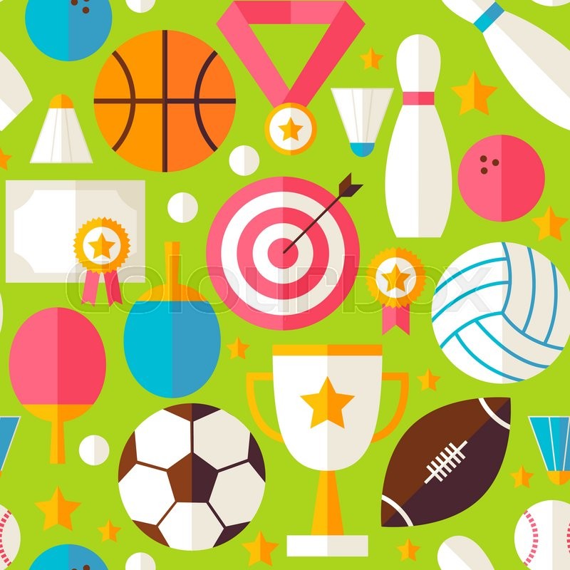 800x800 Sport Recreation Competition Green Stock Vector Colourbox