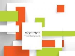 310x233 Abstract Green Rectangle Background Vector Design Free Vectors