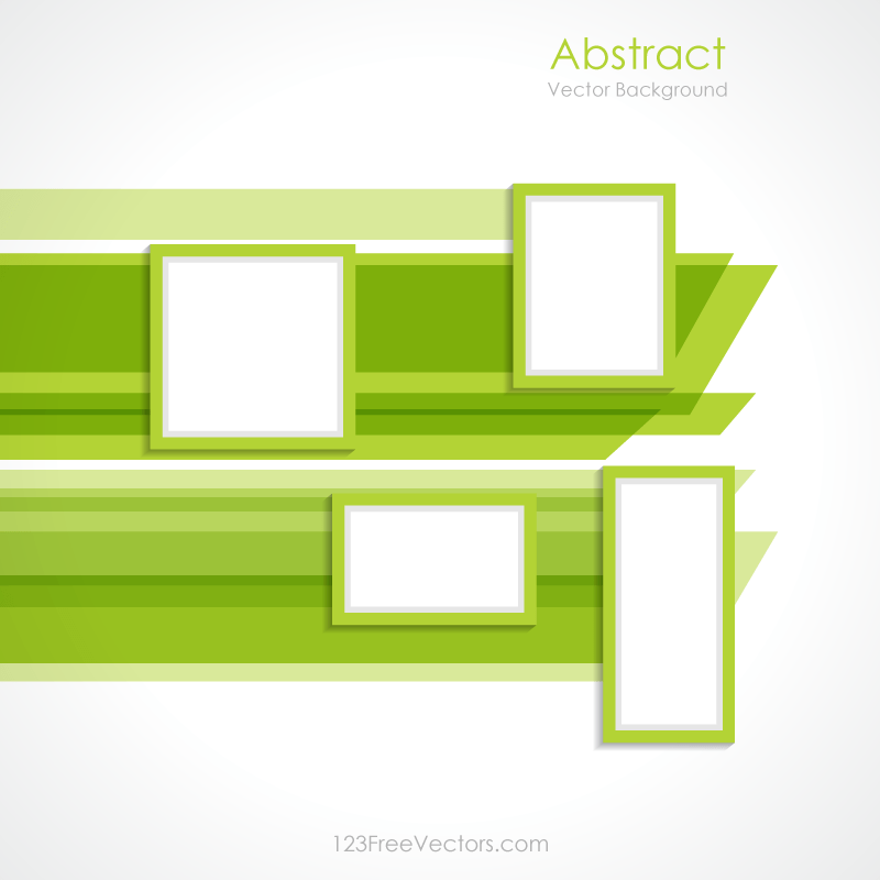 800x800 Abstract Green Rectangle Background Vector Design