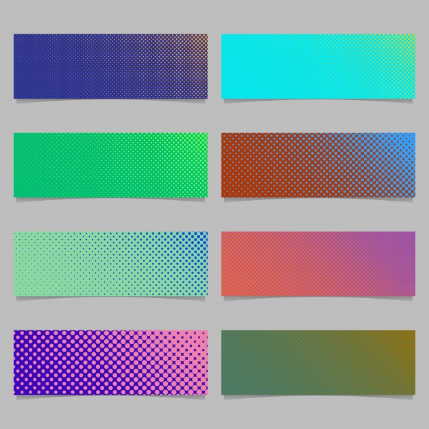 626x626 Digital Abstract Halftone Dot Pattern Banner Template Background