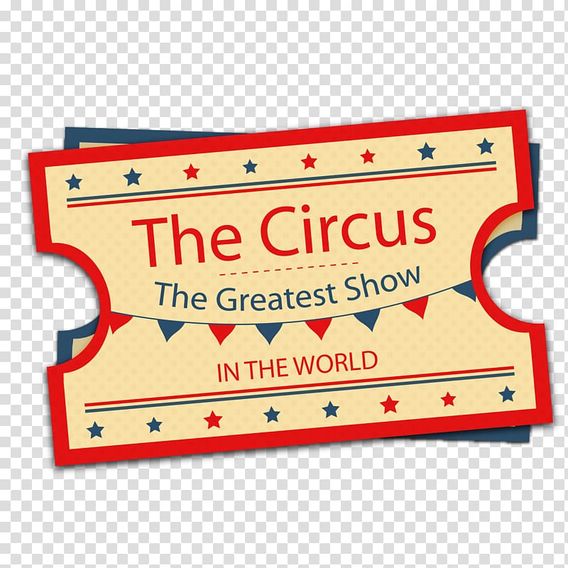 800x800 The Circus The Greatest Show Coupon, Ticket Circus, Retro Design