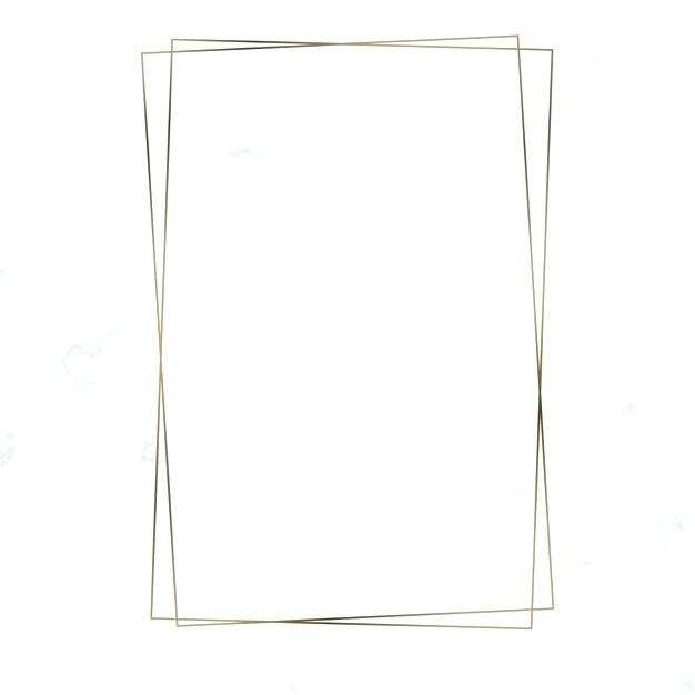 626x626 Golden Rectangle Frame Template Vector Free Download Photo Powerpoint