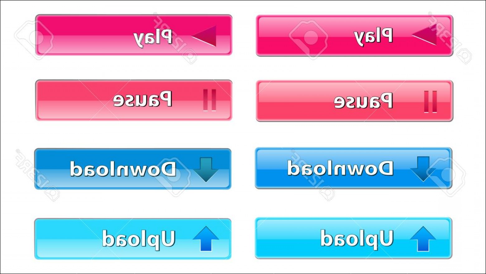 1560x880 Rectangular Vector Transparent Buttons Hoodamathrun