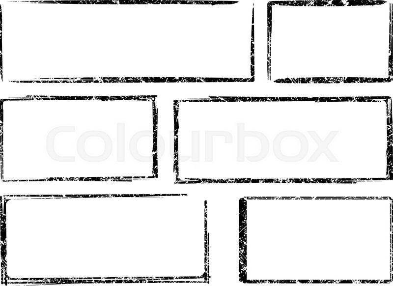 800x582 Set Of Six Square And Rectangular Stock Vector Colourbox