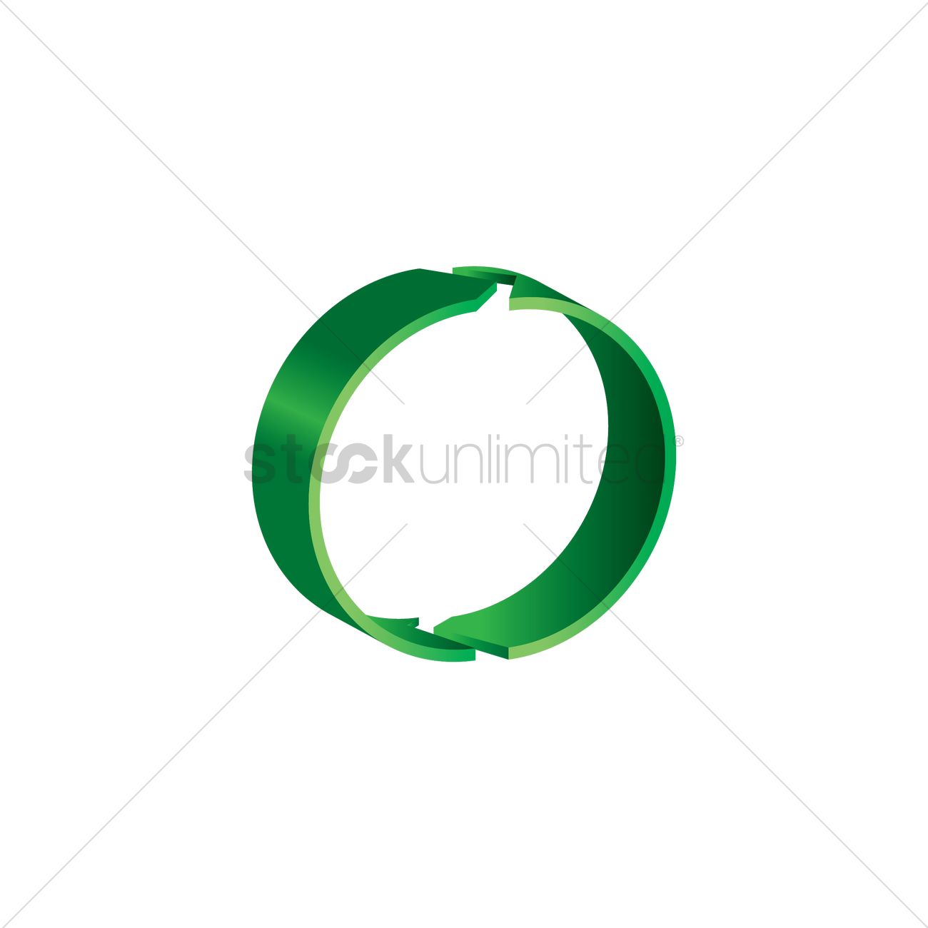 Recycle Arrows Vector Image 1300x1300 Recycle Arrows Vector Image