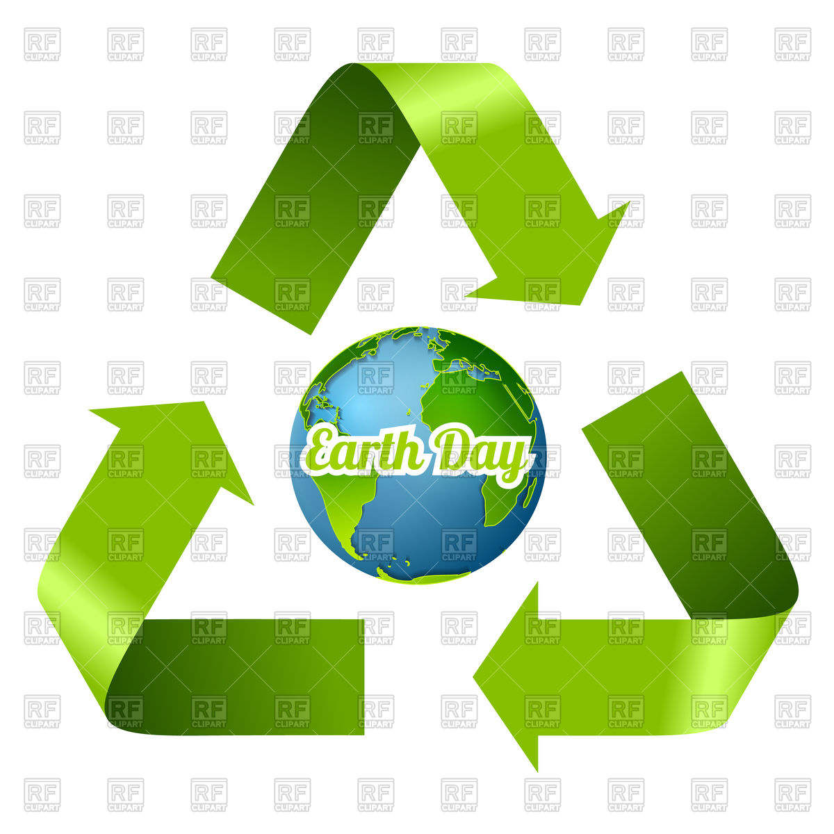 Earth Day Design With Recycle Arrows Vector Image Of Signs 1200x1200 Earth Day Design With Recycle Arrows Vector Image Of Signs