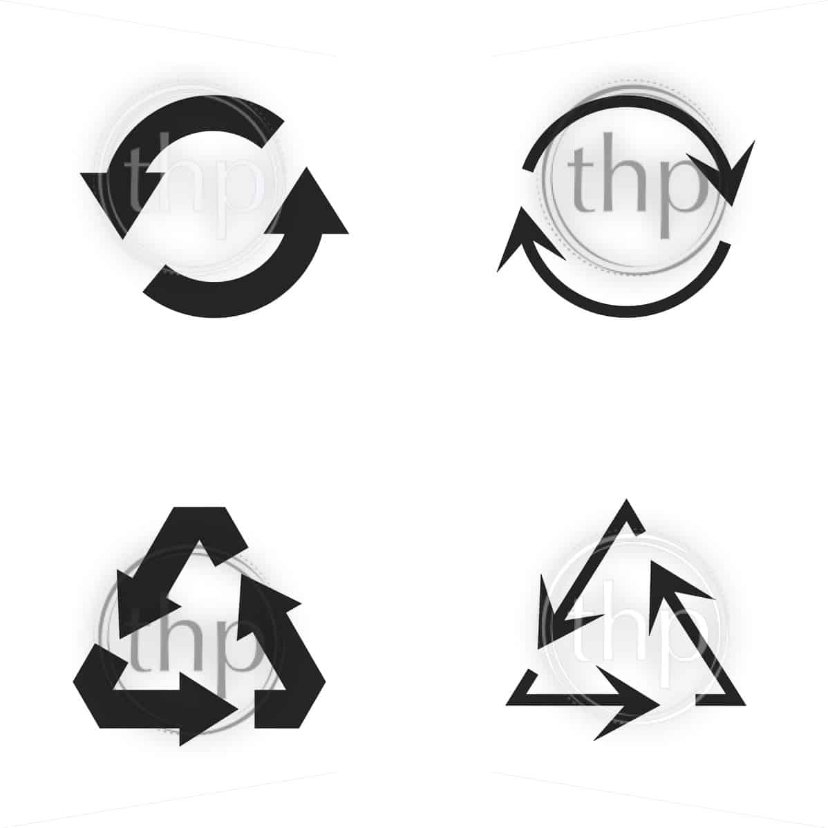 Simple, Flat Vector Design Recycle Symbols In Black Isolated 1198x1198 Simple, Flat Vector Design Recycle Symbols In Black Isolated