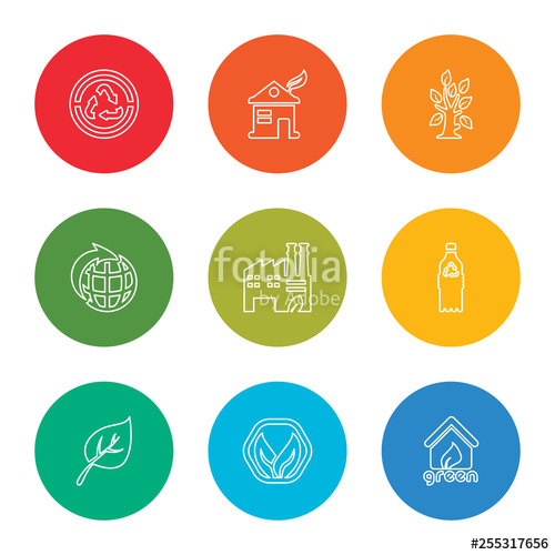 Outline Stroke House, Leaves, Leaf, Recycled Bottle, Eco Factory 500x500 Outline Stroke House, Leaves, Leaf, Recycled Bottle, Eco Factory