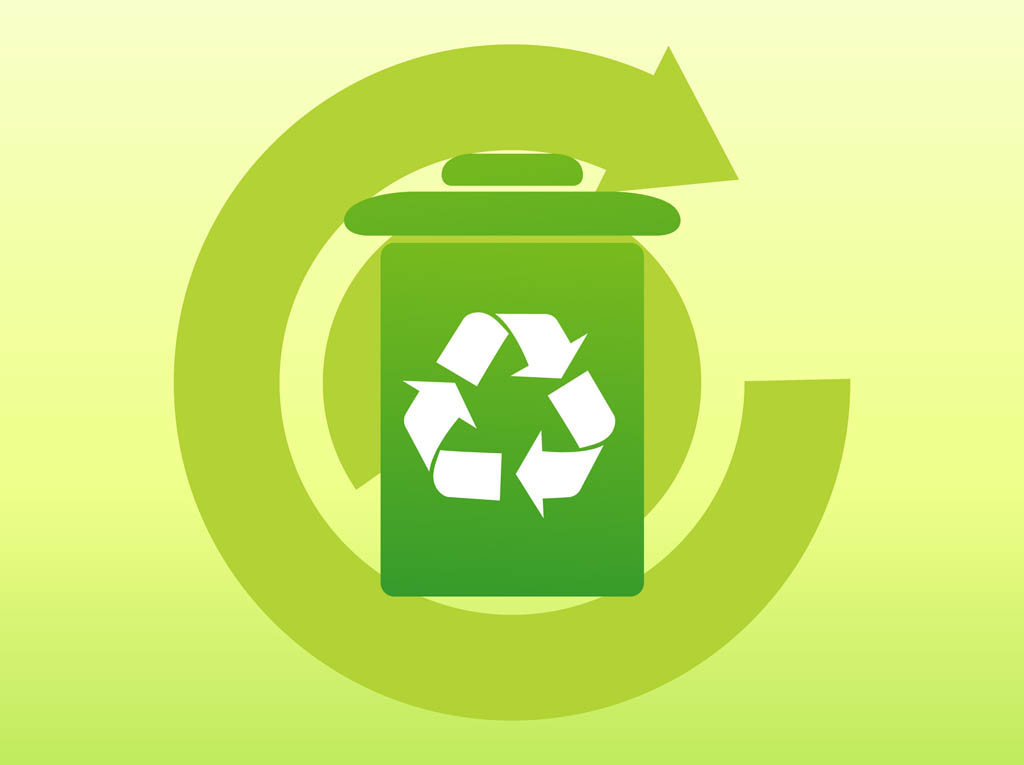 Recycle Bin Vector Art Graphics 1024x765 Recycle Bin Vector Art Graphics