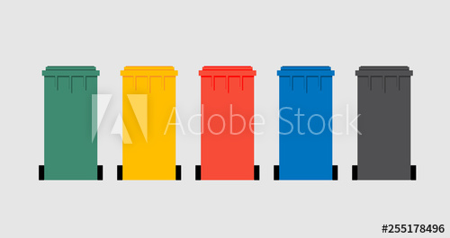 Recycle Bin Vector Set 500x265 Recycle Bin Vector Set