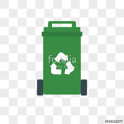 Recycling Bin Vector Icon Isolated On Transparent Background 500x500 Recycling Bin Vector Icon Isolated On Transparent Background
