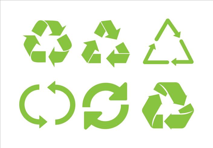 705x490 Recycle Icon Vector Recycle Recycling Set Symbol Illustration