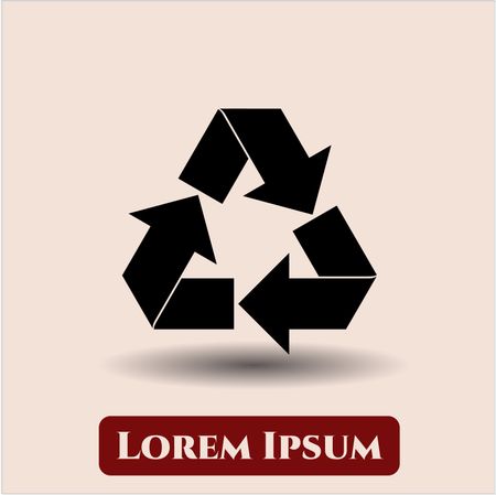 450x449 Recycle Icon Vector Symbol Flat App Web Concept Website