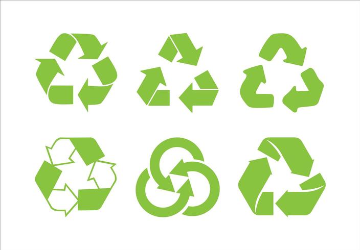 704x490 Recycle Icon Vector Recycle Recycling Set Symbol Illustration