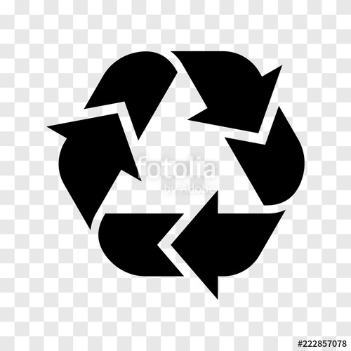 Recycle Logo Icon Vector Recycled Black Sign Isolated 500x500 Recycle Logo Icon Vector Recycled Black Sign Isolated
