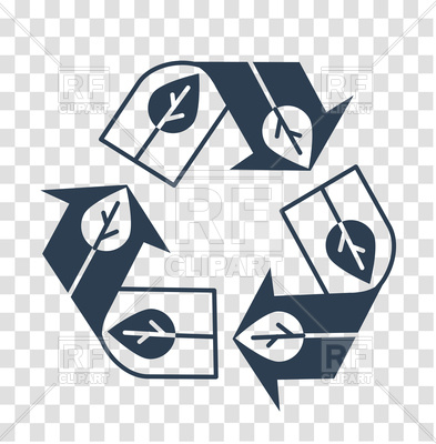 Concepts Of Recycling Arrows Icon 393x400 Concepts Of Recycling Arrows Icon