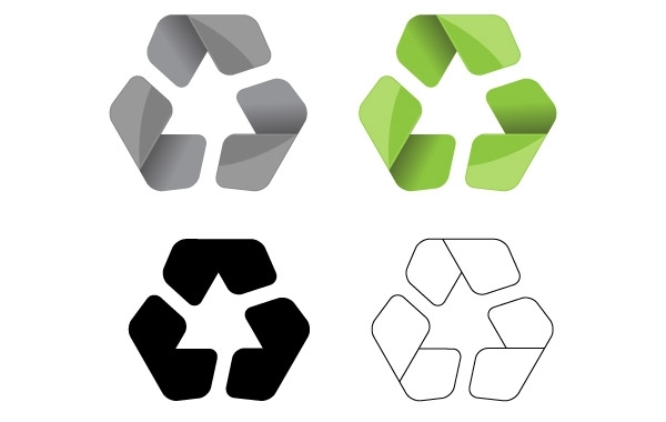 Free Vectors Modern Recycle Symbol Vector Msaling 600x380 Free Vectors Modern Recycle Symbol Vector Msaling