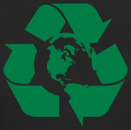 190x188 Earth Please Recycle Vector Women's Organic T Shirt Spreadshirt