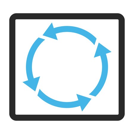 450x450 Recycle Vector Icon Image Style Is A Flat Bicolor Icon Symbol