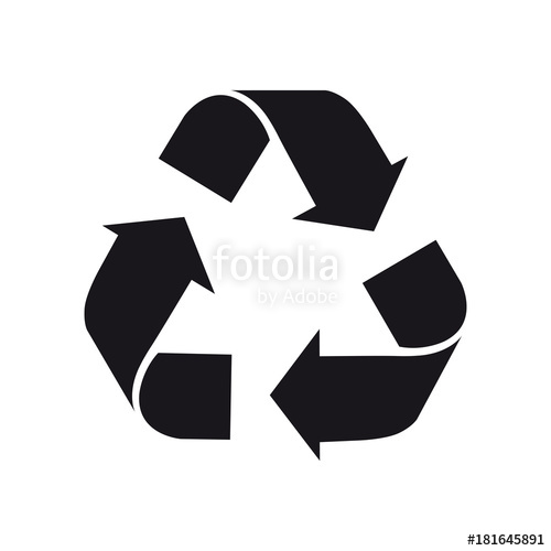 500x500 Logo Recycle Vector Stock Image And Royalty Free Vector